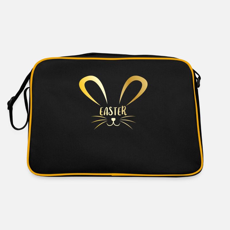 Ostern Geschenkidee Osterhase Frühling Retro Tasche