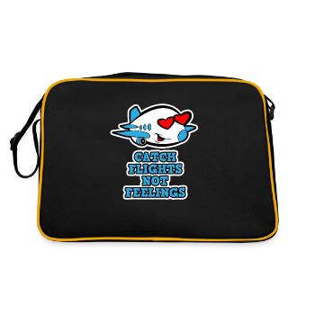 L'amour vol - Sac Retro - noir/or - Dos