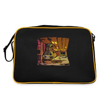 Blacksmith Blacksmith Handmade Forge Forge - Retro Bag - black/gold - Back