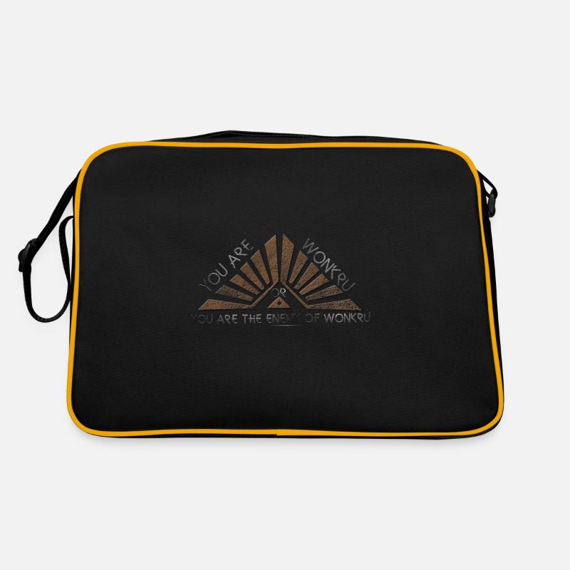 Sie gewinnen oder Sie sind der Feind von Wonkru Retro Tasche