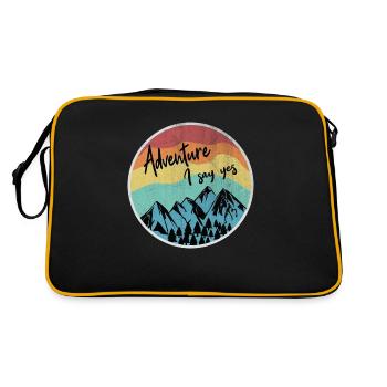 aventure - Sac Retro - noir/or - Dos