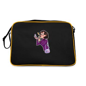 Tech Lippenstift von TechPrincess - Retro Tasche - Schwarz/Gold - Hinten