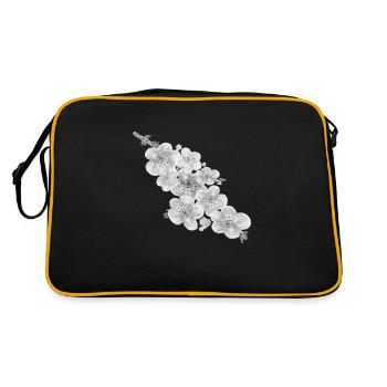 Fleurs de cerisier - Sac Retro - noir/or - Dos