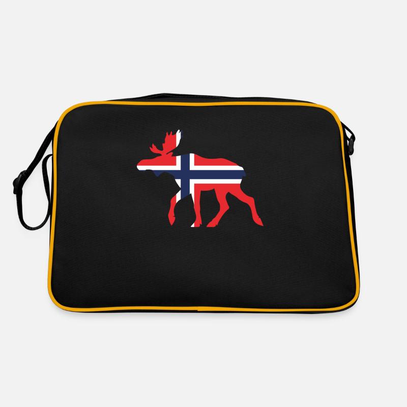 Drapeau orignal de la Norvège Sac Retro