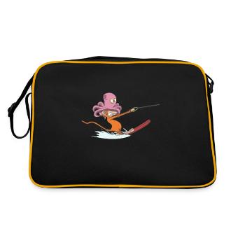 Tandem de ski nautique - Sac Retro - noir/or - Dos
