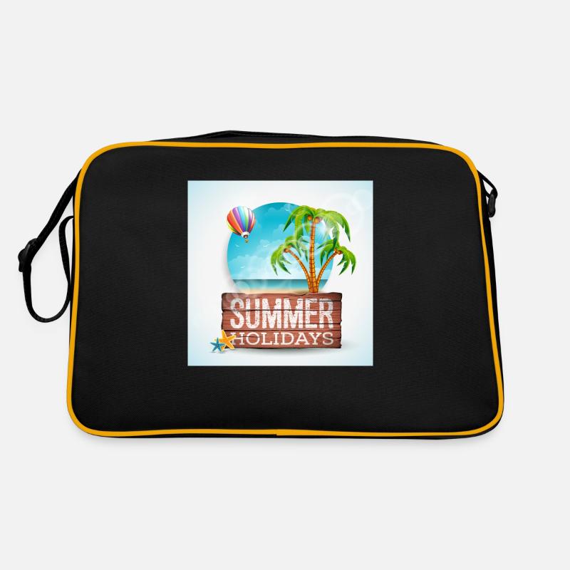 Vacances d'été Vacances d'été Vacances Sac Retro