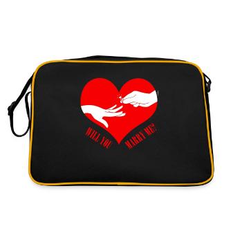 wedding - Retro Bag - black/gold - Back