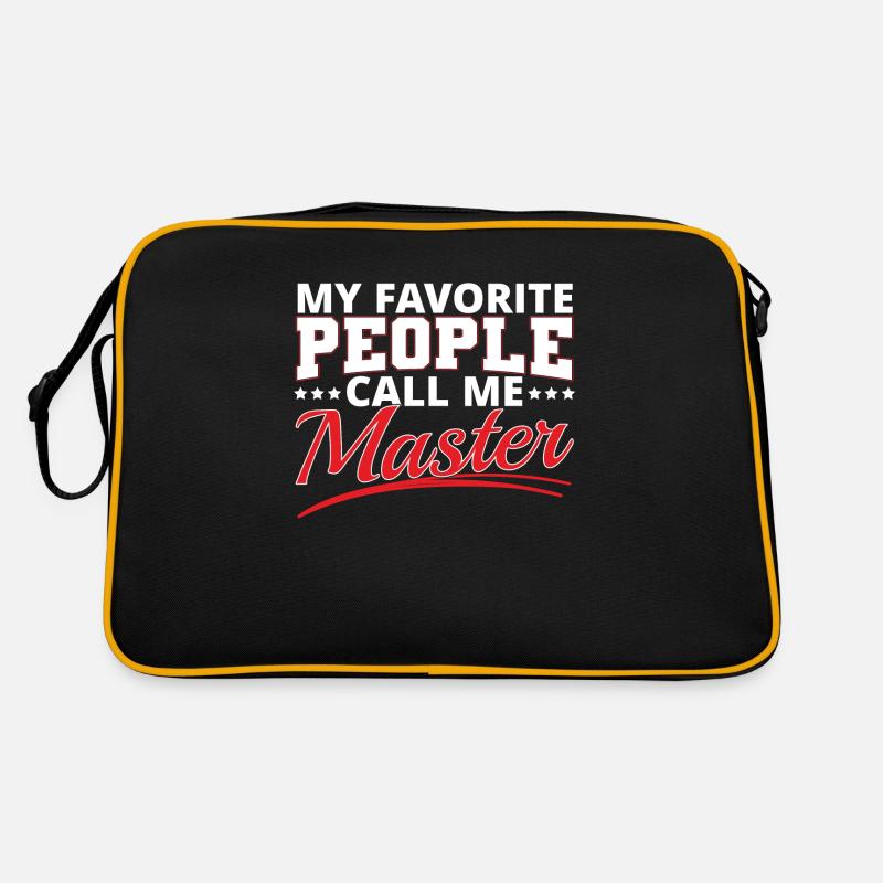 Favorite people call me Master Geschenk Retro Tasche