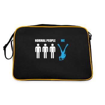 Divers T-Shirts | Diving Dive Gift Idea - Retro Bag - black/gold - Back