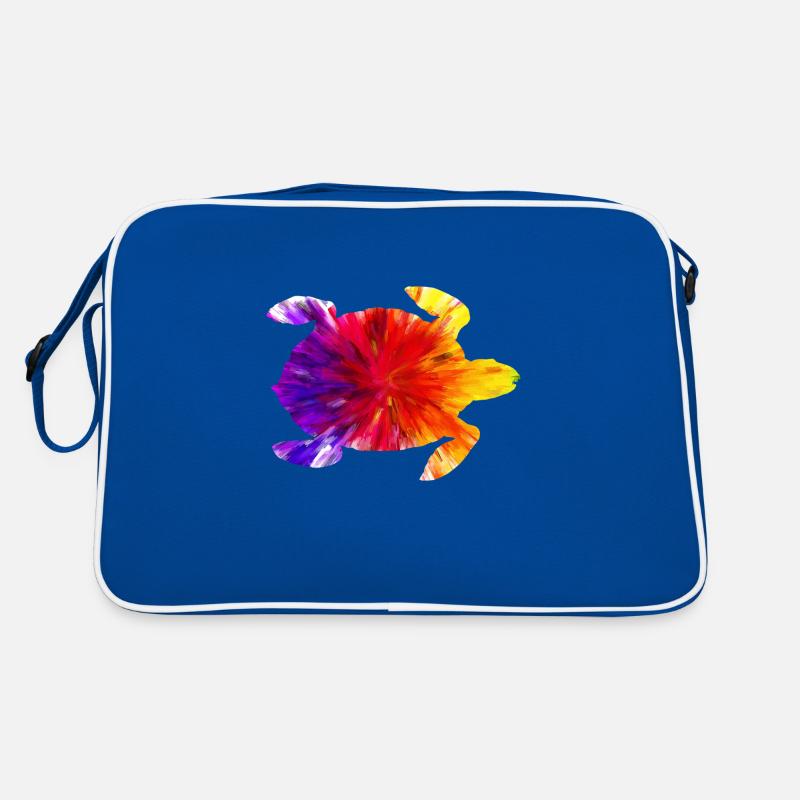 Colored turtle Retro Bag