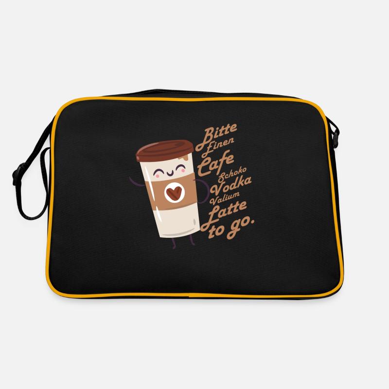 Adhs bitte einen schoko vodka drink Retro Tasche