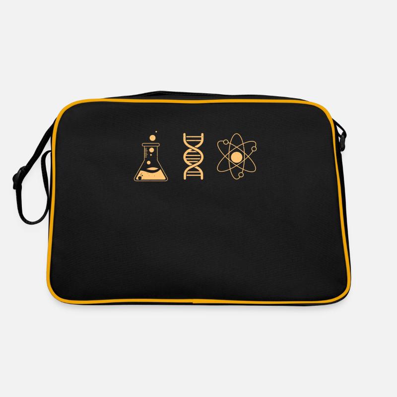 Biology molecule microscope DNA natural science Retro Bag