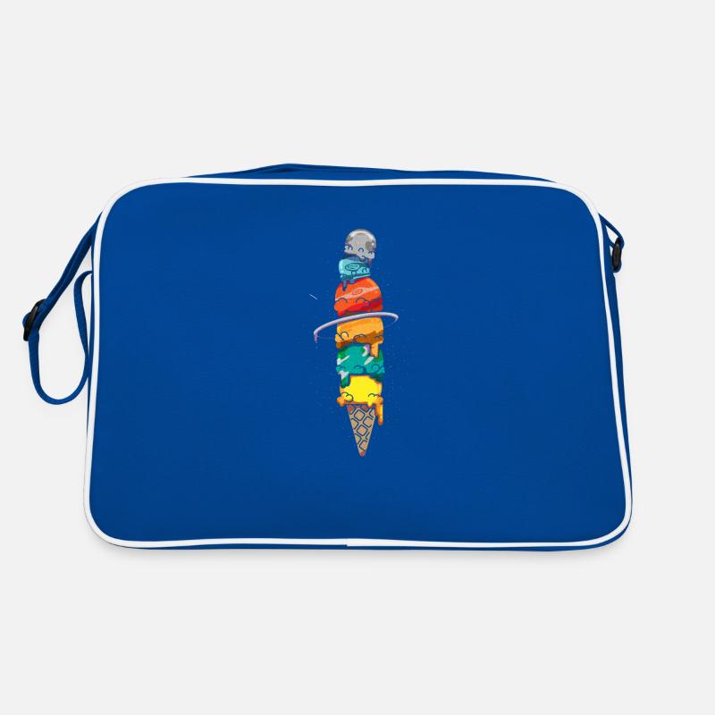 Space Ice Waffle Solar System Summer Mars Retro Bag