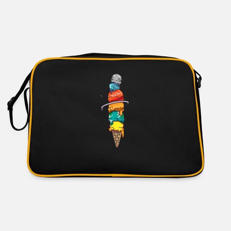 Raumfahrt Eis Waffel Solarsystem Sommer Mars Retro Tasche