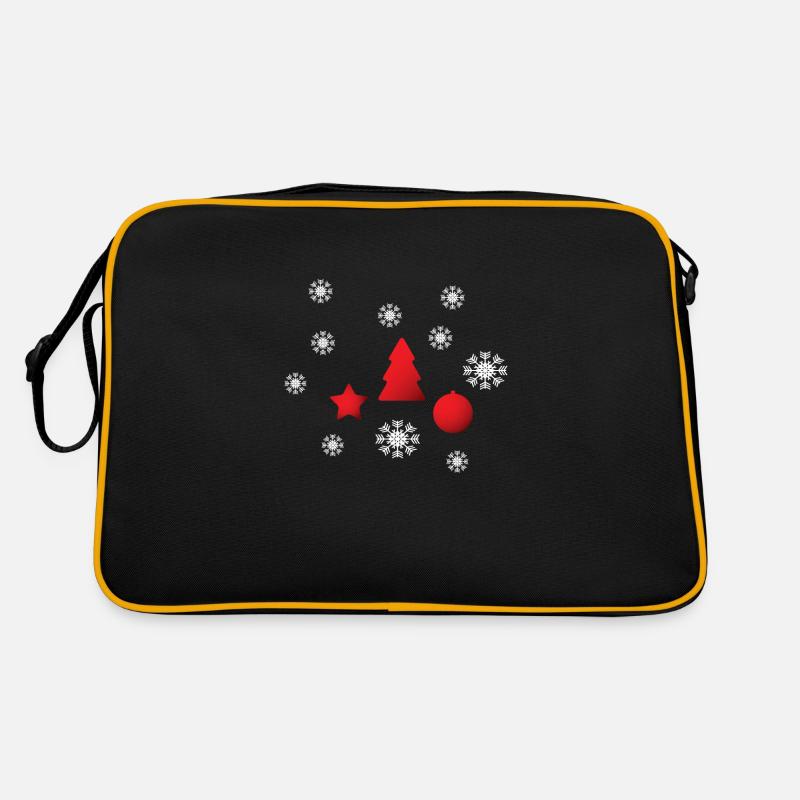 XMAS - Sac Retro - noir/or