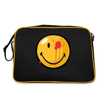 Smiley eye shot - Sac Retro - noir/or - Dos