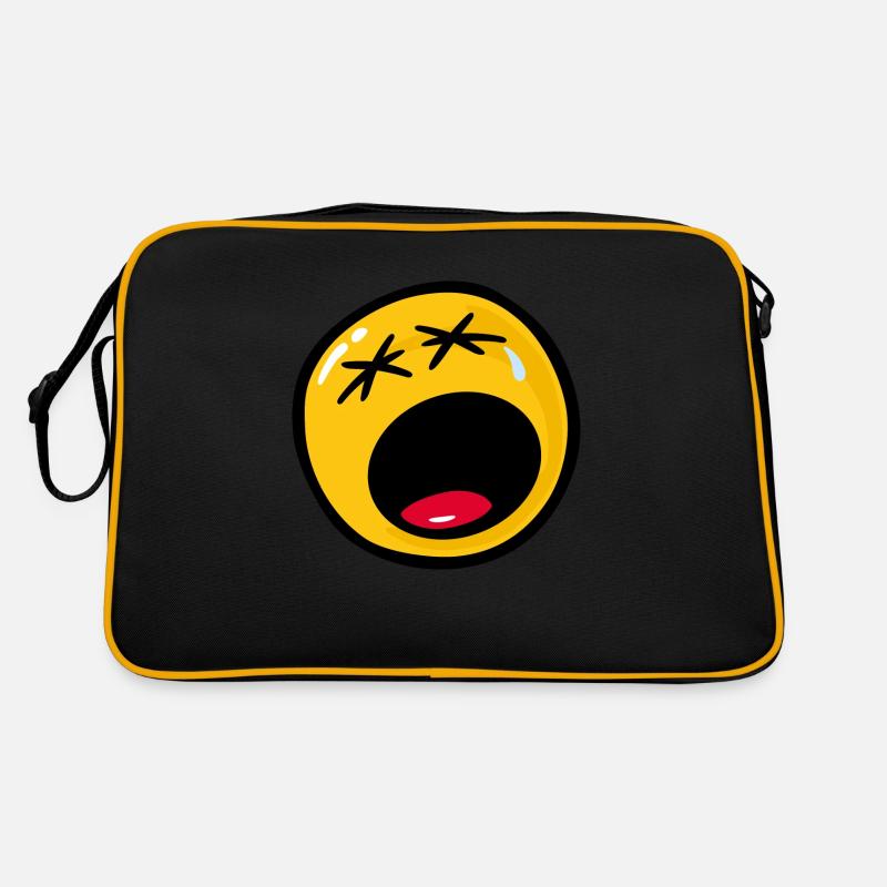 Smiley Sadness Miserable Retro Tasche