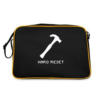 IT Support - Hard Reset - Retro Bag - black/gold - Back