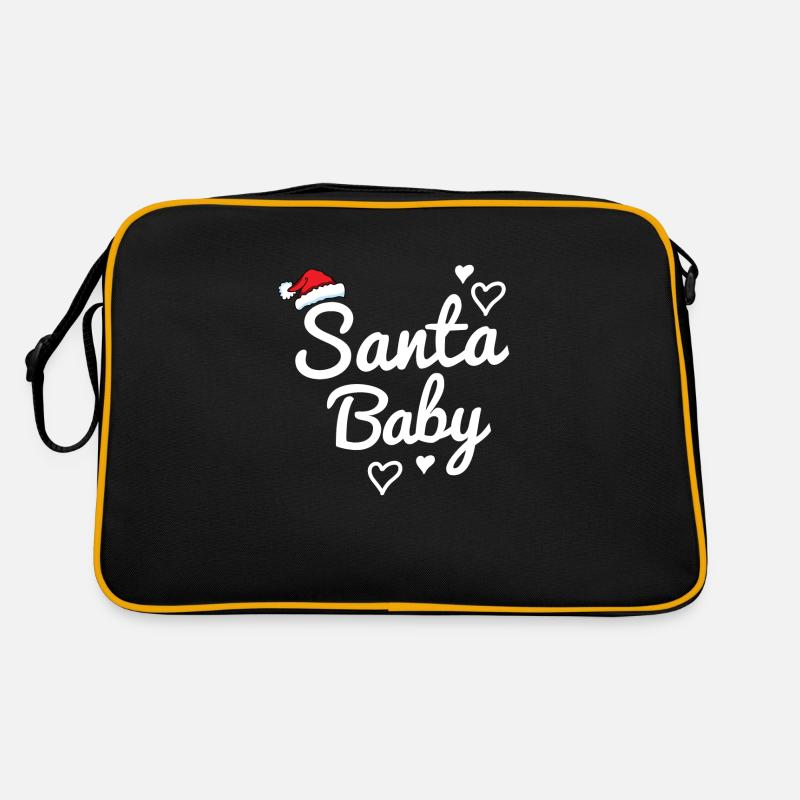 Santa bébé disant Sac Retro