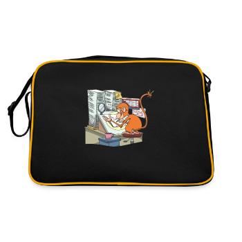 Animateur animateur animateur - Sac Retro - noir/or - Dos