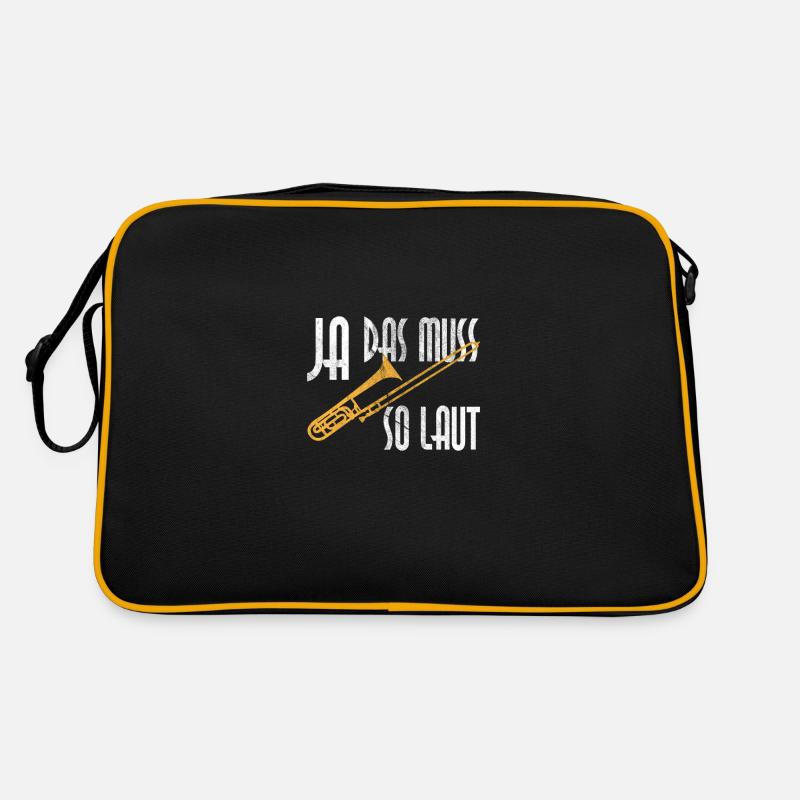 Posaune Blasmusik Retro Tasche