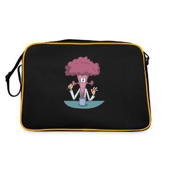 Chemistry explosion chemist - Retro Bag - black/gold - Back