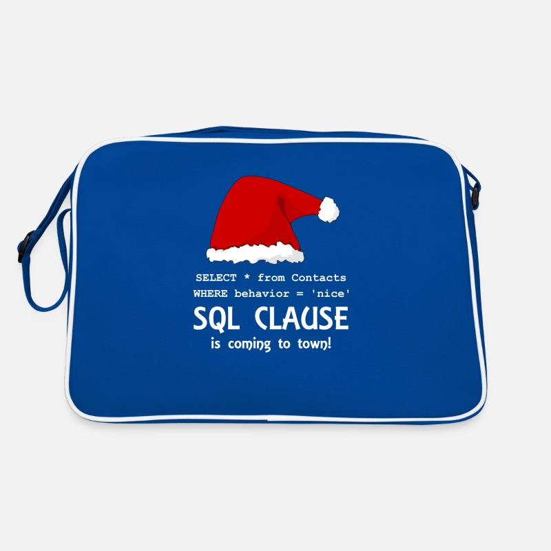Sql Clause is coming to town! - White Retro Bag