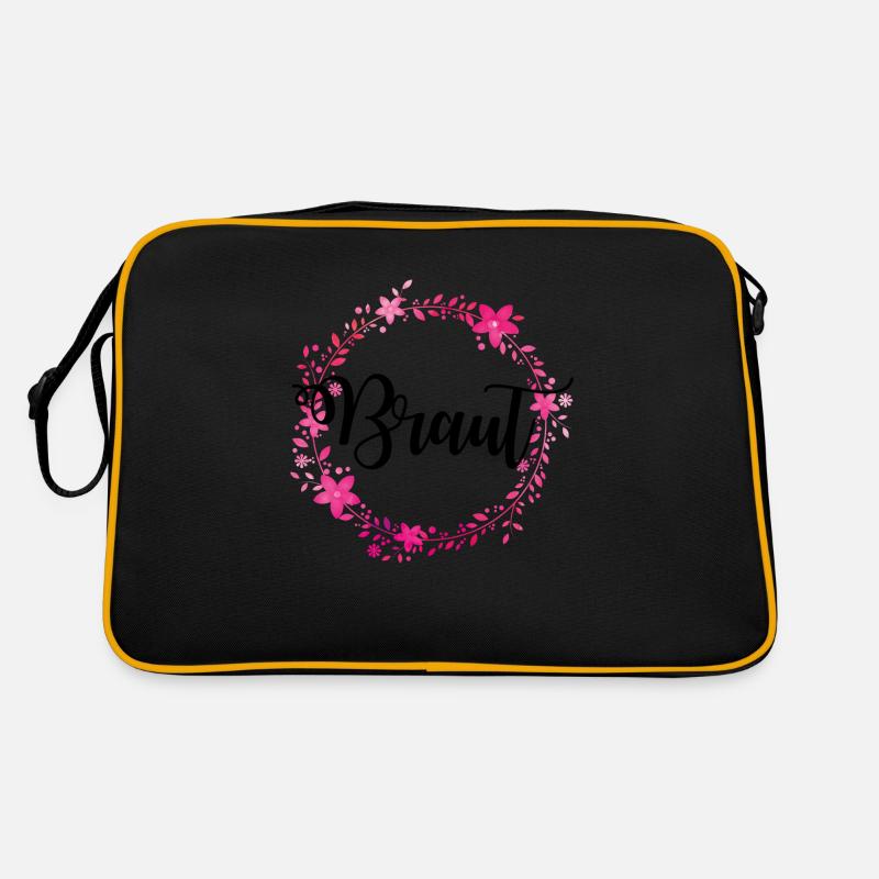 braut kranz Retro Tasche