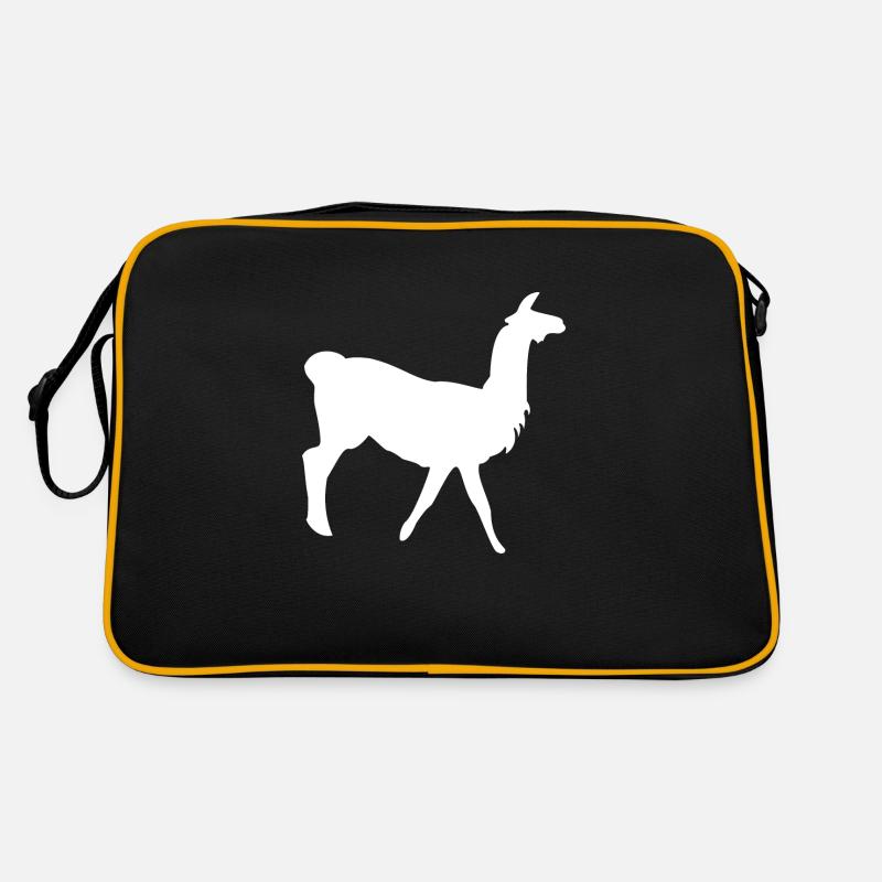 lama - Retro Bag - black/gold