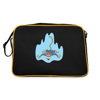 Wingsuit Voler singe - Sac Retro - noir/or - Dos