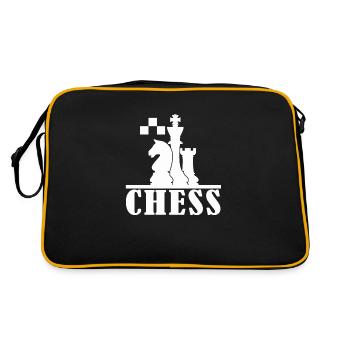 Chess - Retro Tasche - Schwarz/Gold - Hinten