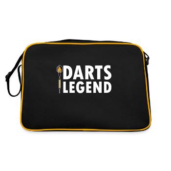 Darts darts darts - Retro Bag - black/gold - Back