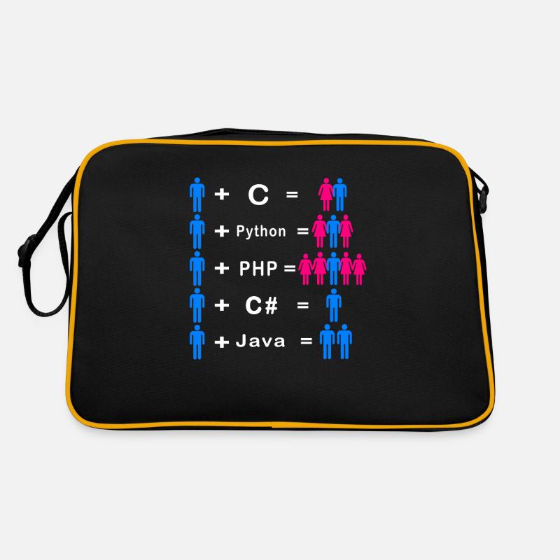 Programmierer Retro Tasche