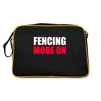 Fencing fencer - Retro Bag - black/gold - Back