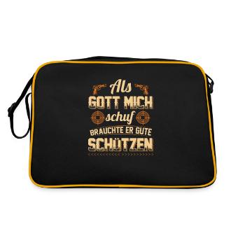 Clubs de tir | Rifleman King Protect Gifts - Sac Retro - noir/or - Dos