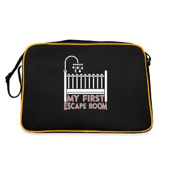 Ma première salle d'évasion - Sac Retro - noir/or - Dos