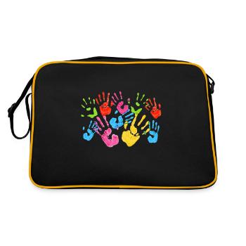 Empreinte pour enfants - Sac Retro - noir/or - Dos