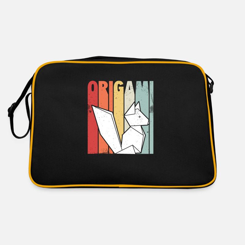 Origami fox | Paper fold animals gift ideas Retro Bag