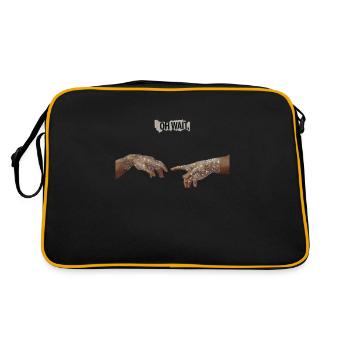 Création d'Adan - Sac Retro - noir/or - Dos