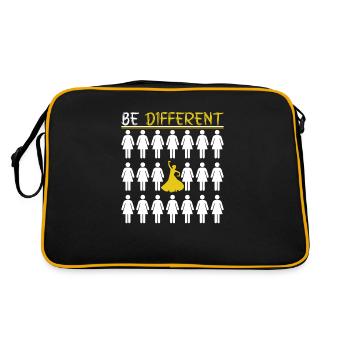 Be Different Flamenco - Retro Bag - black/gold - Back