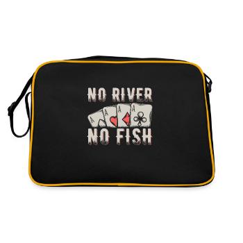 Cartes de poker | Poker Poker Poker Poker Cadeaux - Sac Retro - noir/or - Dos