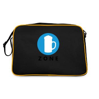 Beer zone - Retro Bag - black/gold - Back
