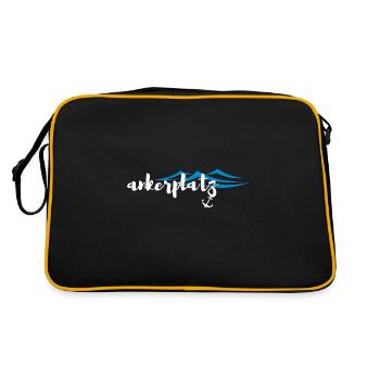 Anchorage - sea - anchor - Retro Bag - black/gold - Back