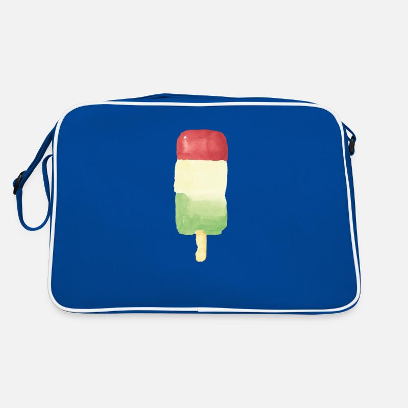 Eis gestreift 2 Retro Tasche