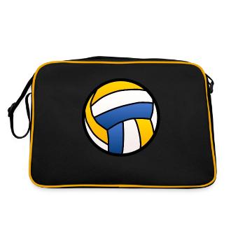 ballon volleyball waterpolo sport - Sac Retro - noir/or - Dos