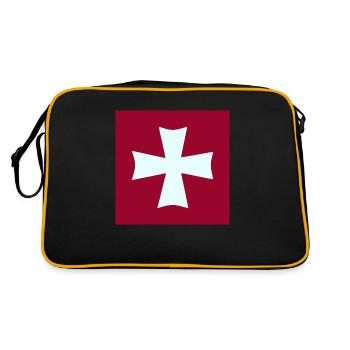 Sant Joan Ciutadella de Menorca flag - Retro Bag - black/gold - Back