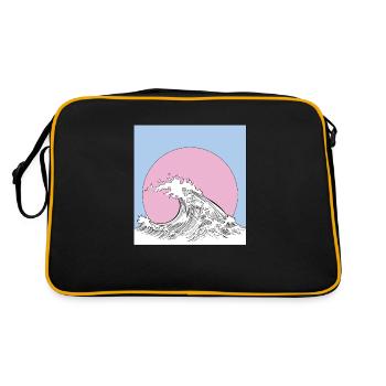vague - Sac Retro - noir/or - Dos