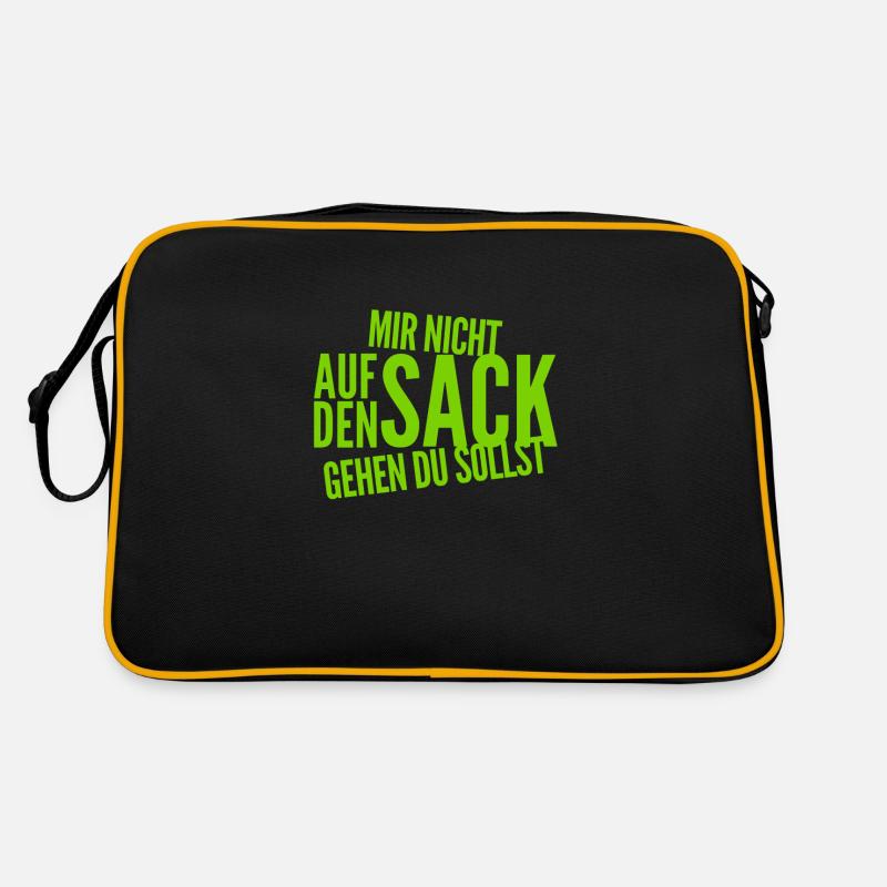 du bist eine Nervensäge Retro Tasche