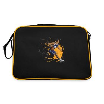 Drible Basket Grafik Idée Cadeau Sympa Fun Cool - Sac Retro - noir/or - Dos