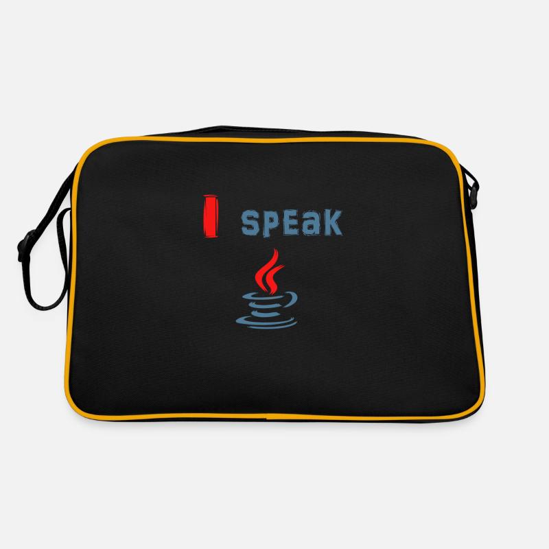 I speak Java - I speak Java Retro Bag